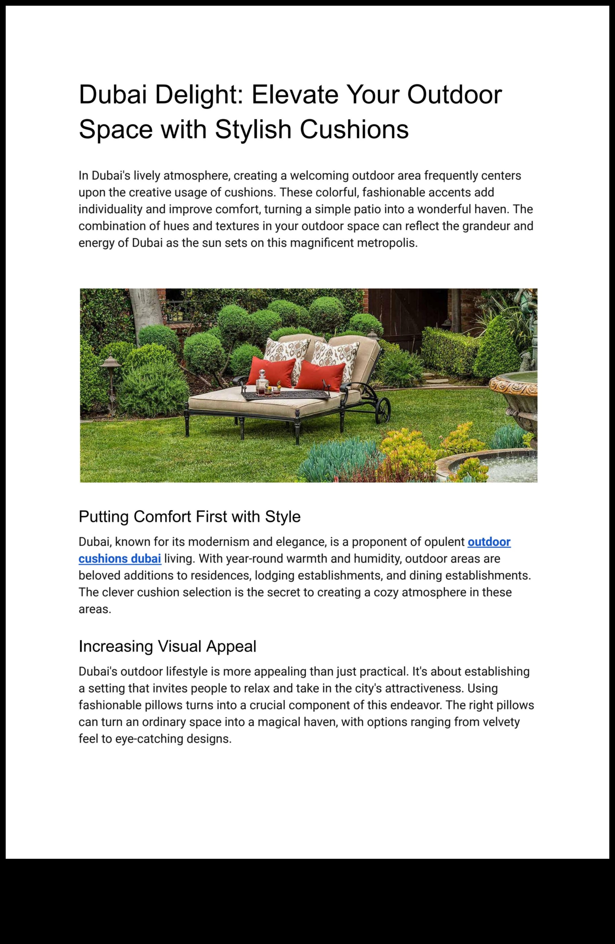 عظمة الحديقة: ارفع مساحتك بلمسات فنية