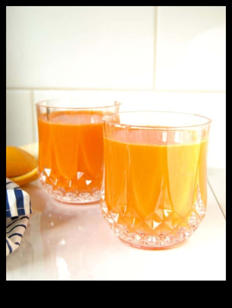 الإكسير الغني بالمغذيات: ارفع صحتك بمزيج الجزر والبرتقال