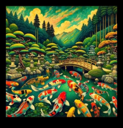 برك كوي والصفاء: حكمة البستنة اليابانية